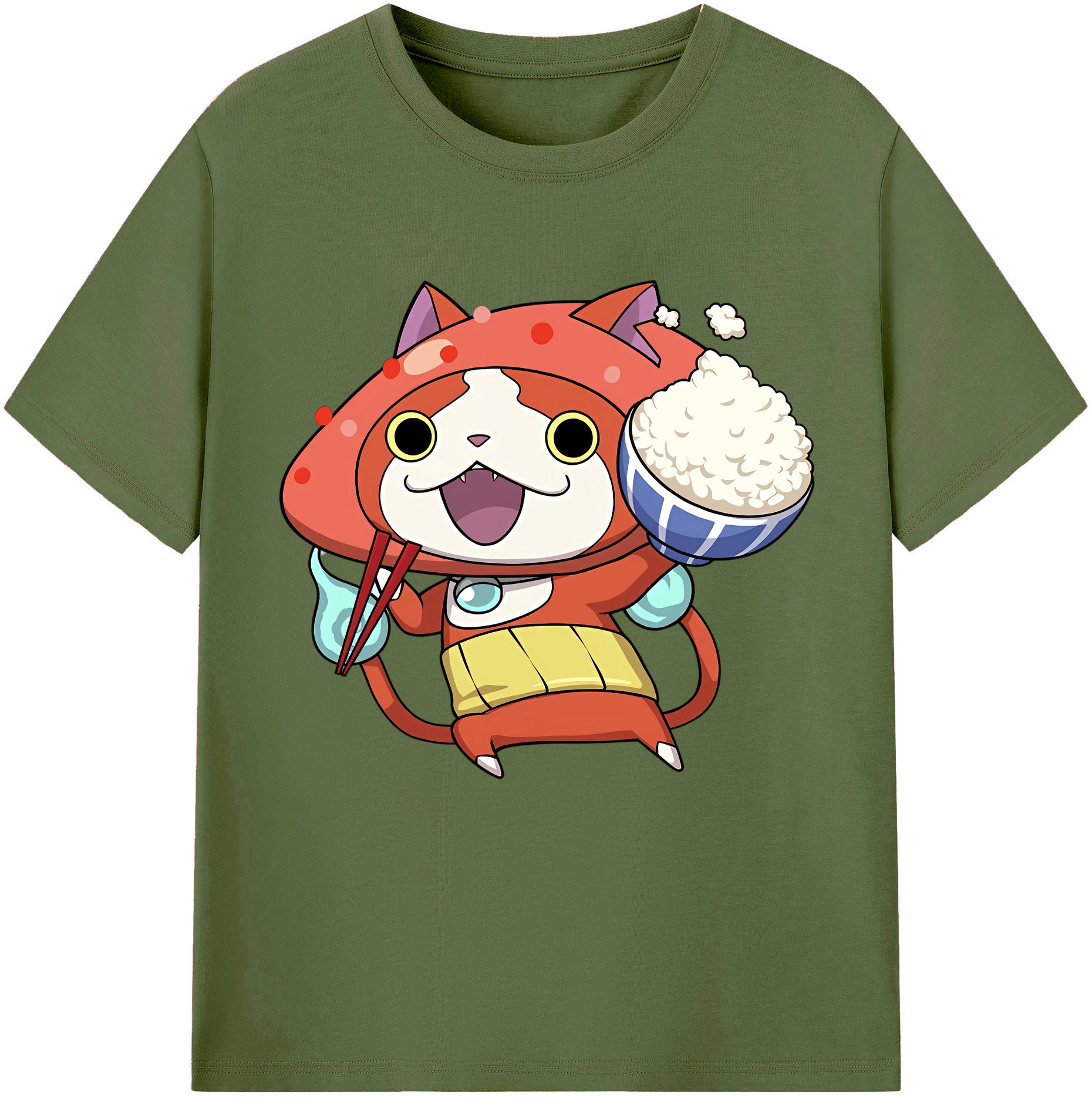 （画像用） 妖怪ウォッチ Yo-kai Watch 綿100％半袖Tシャツ（フロントプリント）